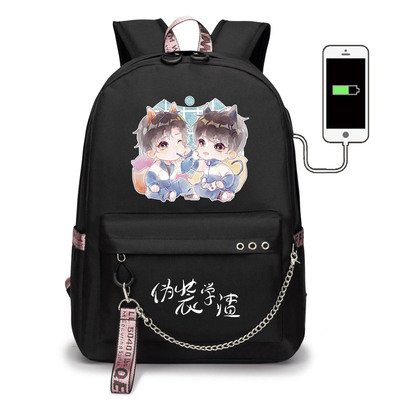 Balo thông minh in hình NGỤY TRANG HỌC TRA anime chibi xinh xắn đi học thời trang độc đáo