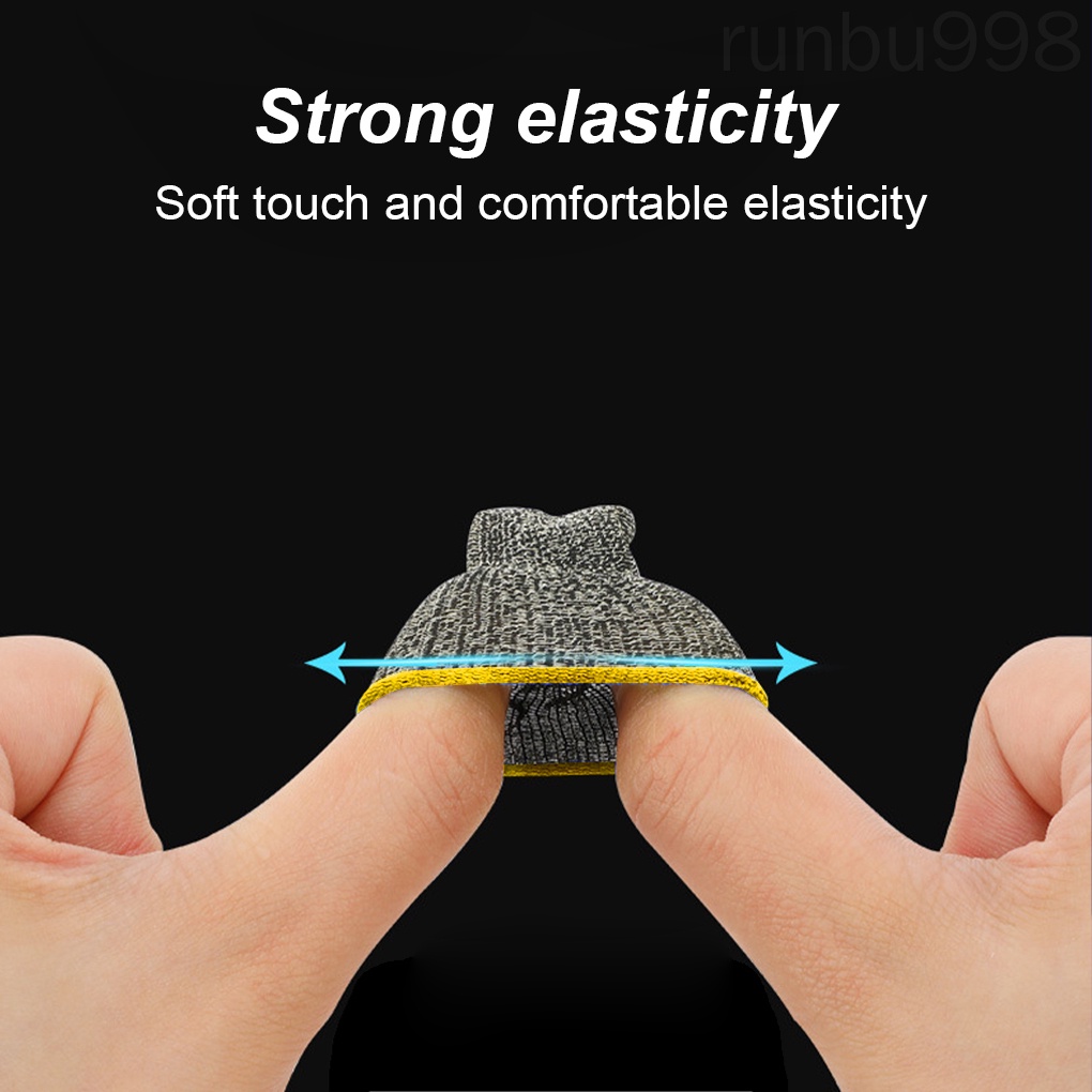 2 chiếc găng tay chơi game bằng nylon phát sáng có thể chạm màn hình cảm ứng