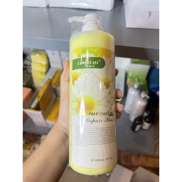 Sữa Rửa Mặt Hoa Cúc Chai 1000ml Chăm Sóc Da Trong Spa, Thẩm Mỹ Viện