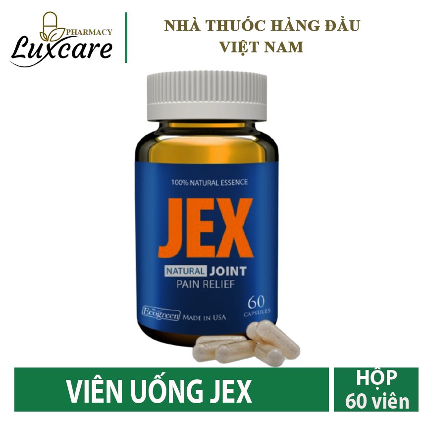 Viên uống Jex - Giúp Giảm Đau & Làm Chậm Quá Trình Thoái Hóa khớp - LUXCARE