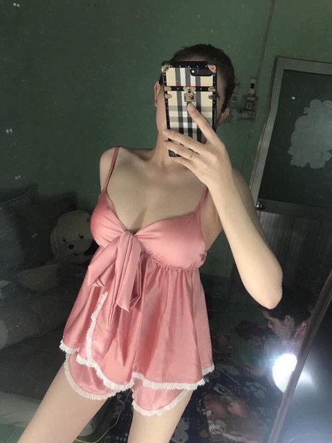 [Mã WA1606 giảm 15% đơn 99k] 🍁FREE SHIP🍁 ĐỒ NGỦ SEXY LỤA SATIN PHỚI NƠ VIỀN REN 🍁SALE SOCK🍁 ĐỒ NGỦ SEXY CAO CẤP | BigBuy360 - bigbuy360.vn