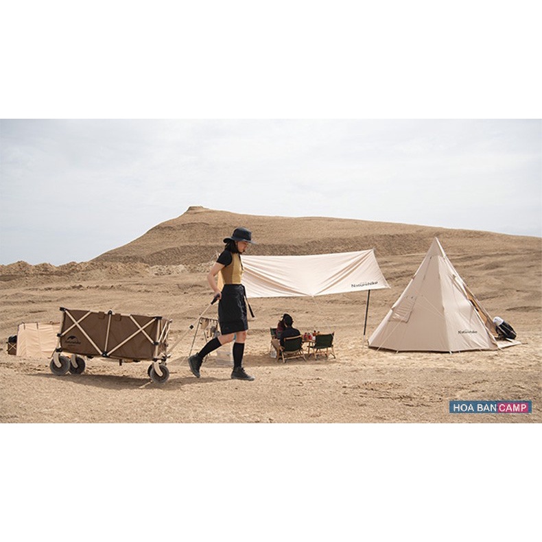 Xe Kéo Dã Ngoại Gấp Gọn NatureHike TC02 NH20PJ005 | 186L