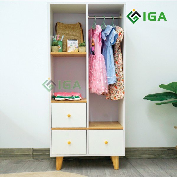 Tủ đồ đa năng hiện đại chính hãng IGA cho bé N Shelf- GP134.13