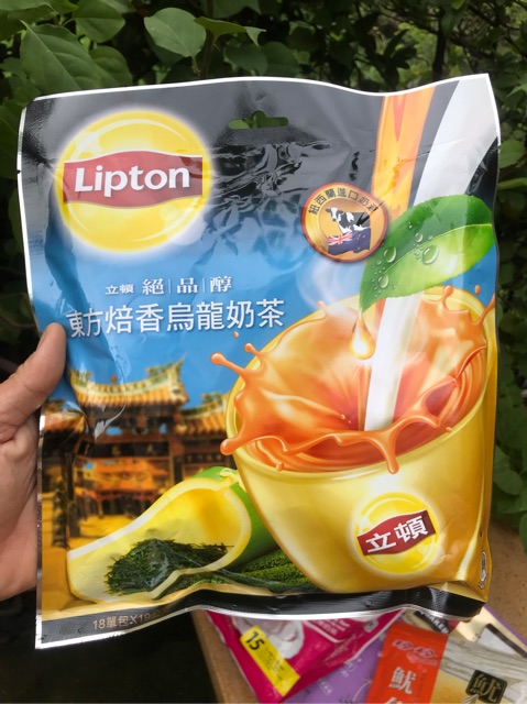 TRÀ SỮA LIPTON TRUYỀN THỐNG / VỊ OOLONG ĐÀI LOAN - 20 gói nhỏ