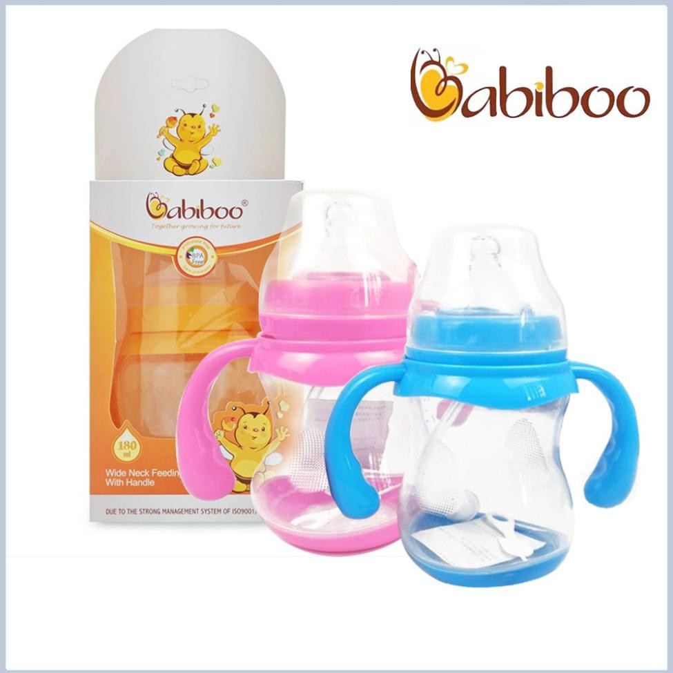 [ Bản Mới Nhất] Combo đồ dùng sơ sinh: 1 máy hút sữa Jimmy Bear;  1 Bình sữa chống sặc Babibo cổ rộng (180ml) HOT