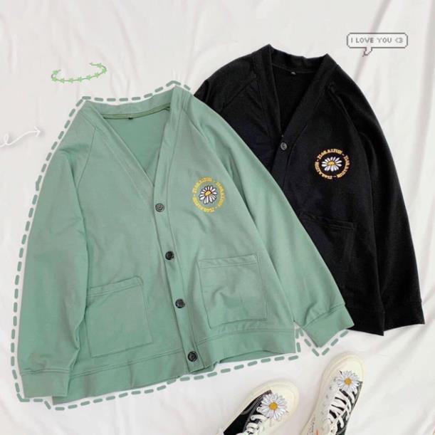 Áo khoác❤️FREESHIP❤️Áo khoác cadigan unisex dáng rộng dưới 75kg - floral fun | BigBuy360 - bigbuy360.vn