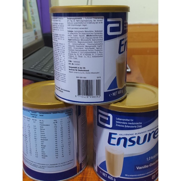 Sữa Ensure  400g Date mới