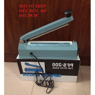 Máy hàn miệng túi pfs 200| máy ép miệng túi 20 cm sắt| máy ép miệng túi 20cm| máy cắt màng co| máy hàn túi zip