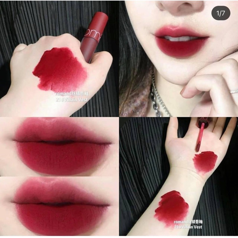 Son kem Romand Zero Velvet Tint 21 Villain Vest