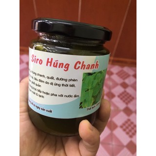 Siro húng chanh nhà làm