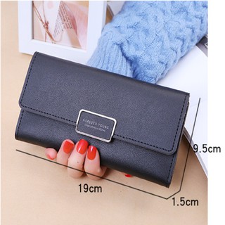 Ví Nữ Dài Forever Young Hàn Quốc Gập 3 Gọn Nhẹ Cực Đẹp -shophn