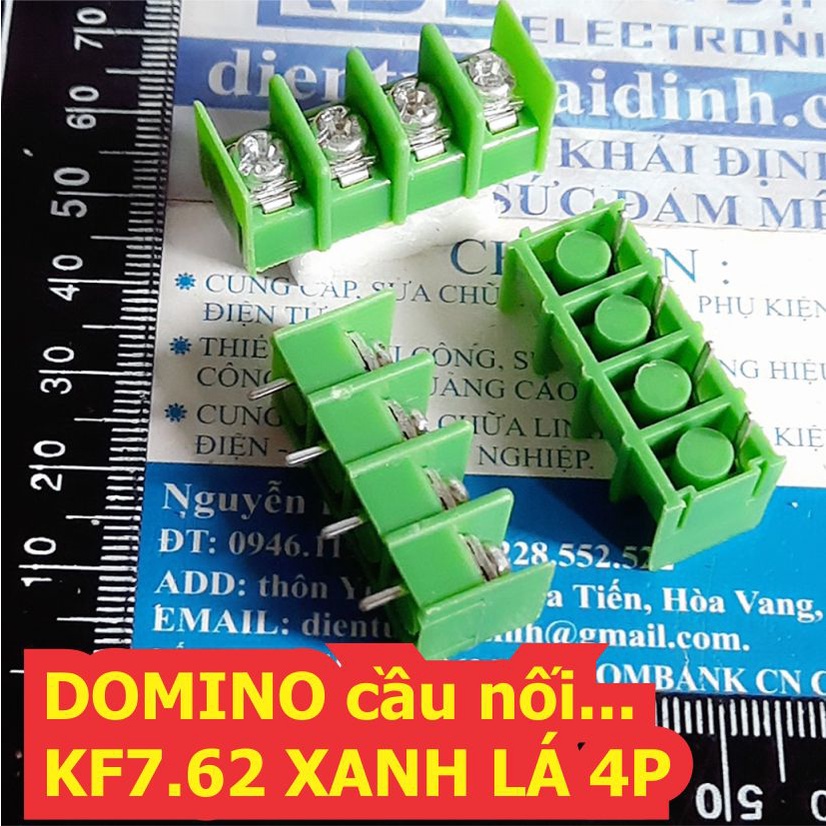 DOMINO cầu nối... KF7.62 XANH LÁ 2P/3P/4P kde0015