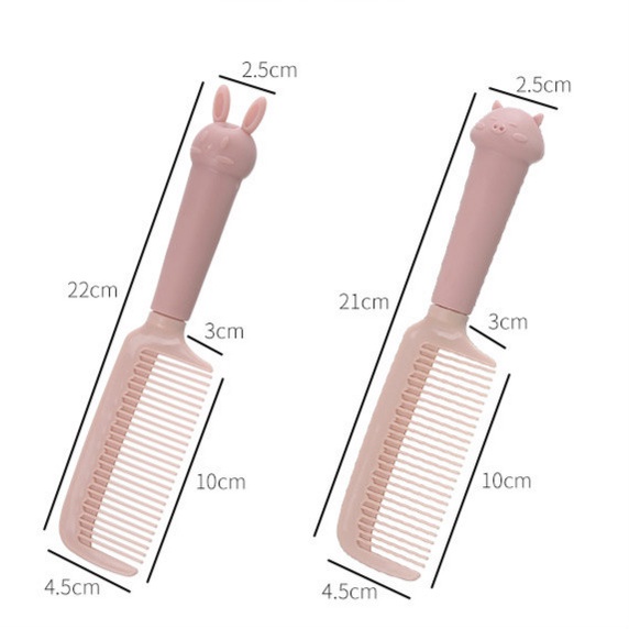 [Hàng mới về] Gương trang điểm/Lược cầm tay hình hoạt hình phong cách Châu Âu cổ điển