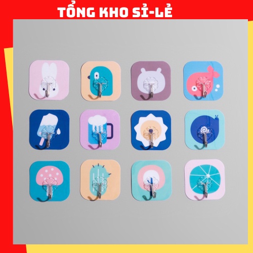 Móc Dán Tường 3D Siêu Dính Siêu Chịu Lực In Hình 88072 tổng kho sỉ vp88