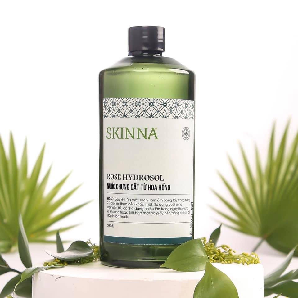 [50ML -100ML] SKINNA TONER HYDROSOL - Nước chưng cất tinh khiết từ hoa hồng dưỡng da