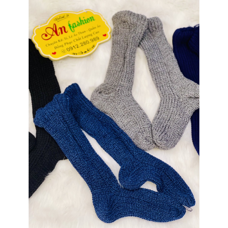 Tất len, Vớ len siêu dày siêu ấm dùng mang trong kho lạnh âm 25 độ