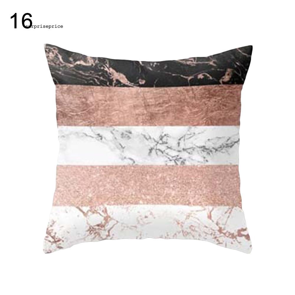 Áo gối khổ vuông 45cm X 45cm in họa tiết phong cách hiện đại