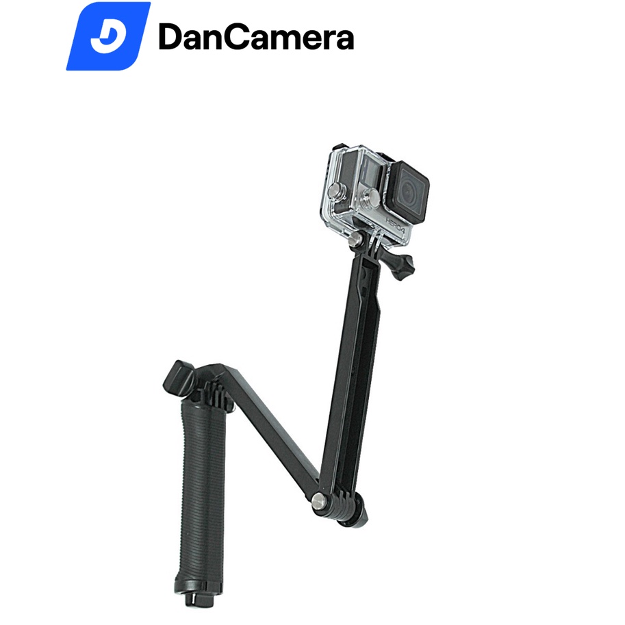 Gậy 3 Khúc cho GoPro | GoPro 3 Ways monopod - tripod - grip | Hàng nhựa OEM