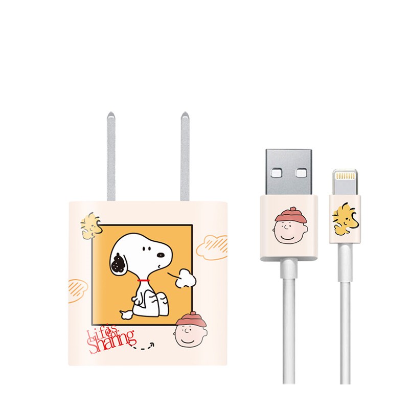 Miếng Dán Dây Và Cục Sạc Cho táo IP5w 18w 6/7/8/Plus Xs Max Xr 11 Pro