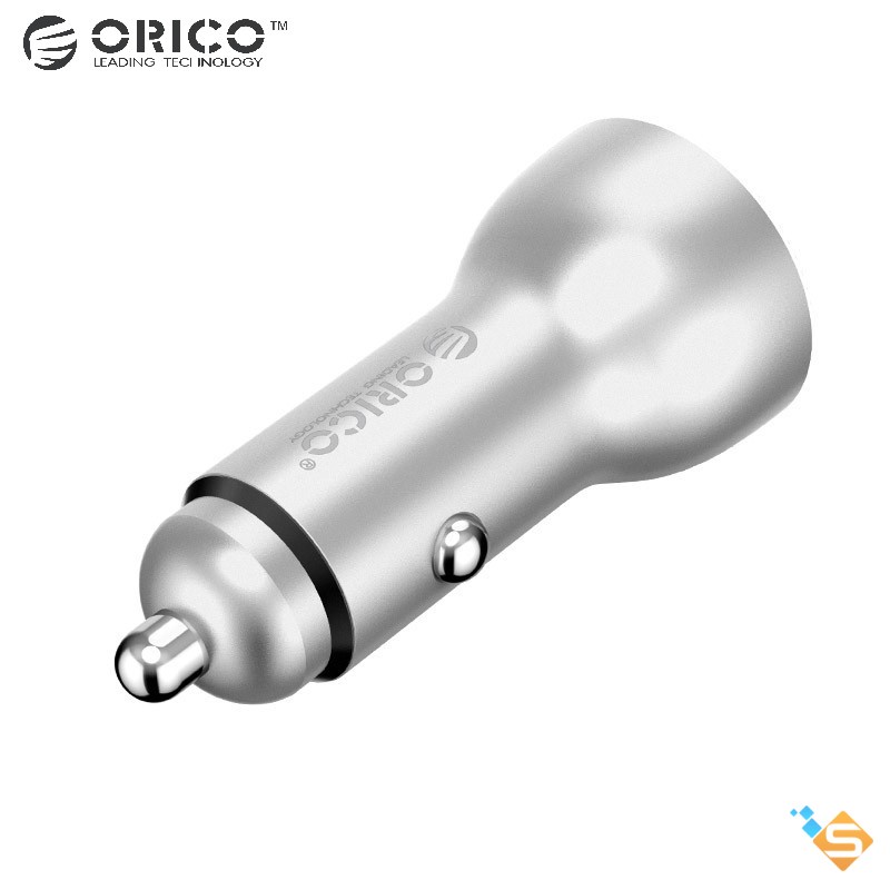 Tẩu sạc xe hơi ORICO UPD-2U USB C 3.0 sạc nhanh 4.0 Max 30W thích hợp cho iPhone Samsung - Bảo Hành Chính Hãng 12 Tháng