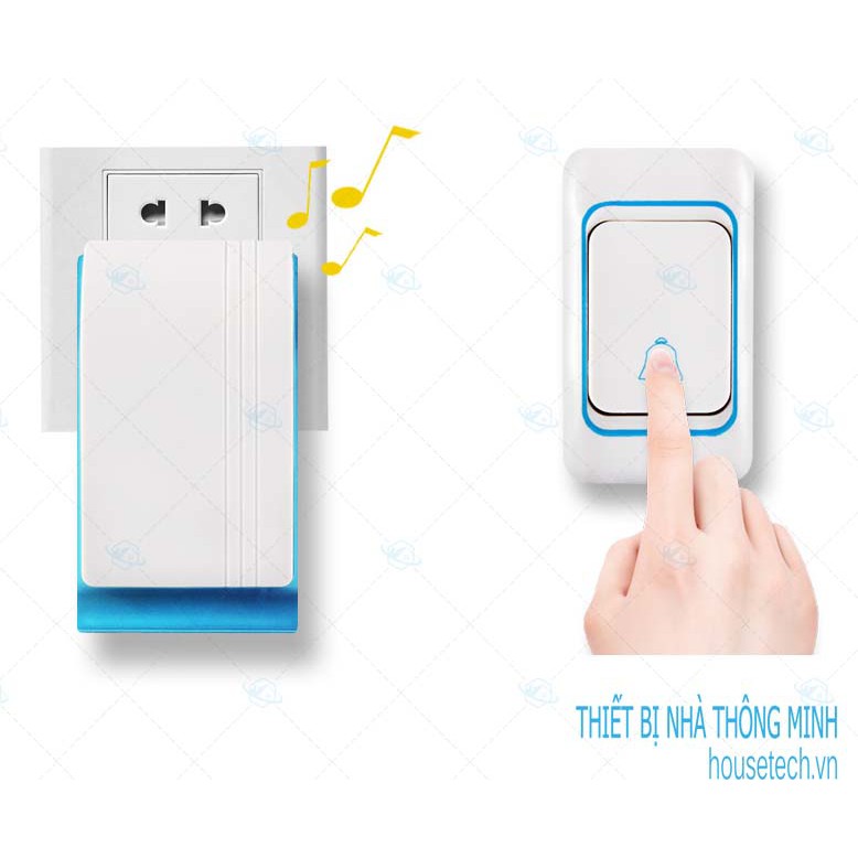 FREESHIP 99K TOÀN QUỐC_Chuông cửa không dây cao cấp DoorBell CJD300