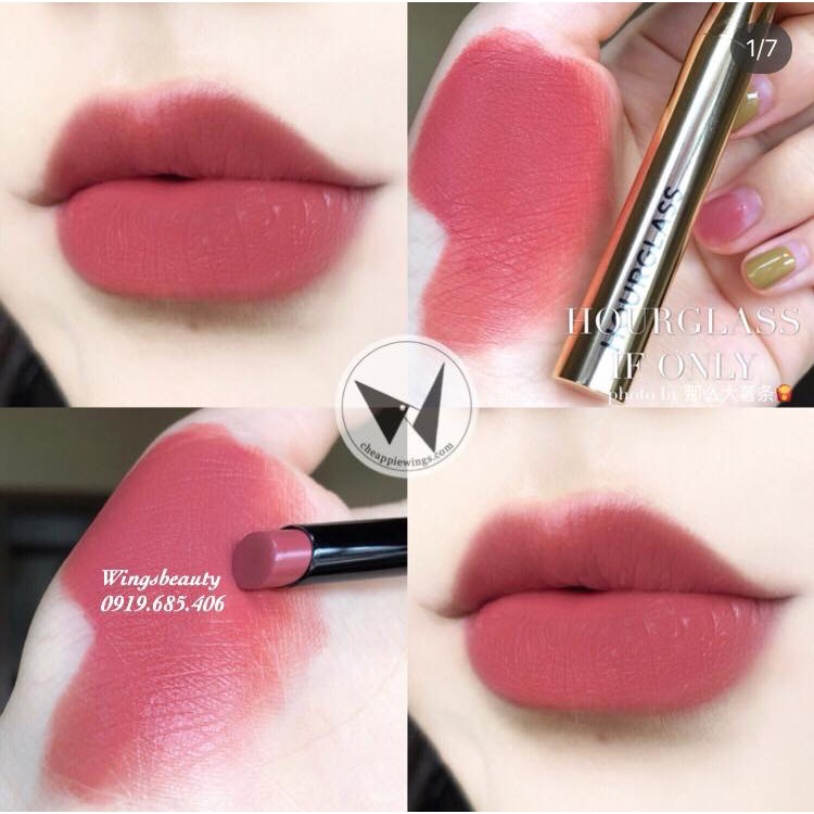 MUA 1 TẶNG 1 - Son thỏi bán lì HOURGLASS Confession Ultra Slim High Intensity Refillable Lipstick