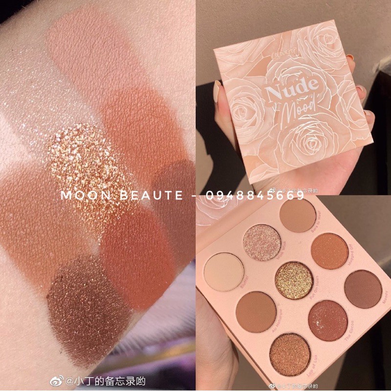 [BILL US] Phấn mắt Colourpop Nude Mood 9 ô tông beige - neutrals tông nâu tây cực đẹp | BigBuy360 - bigbuy360.vn