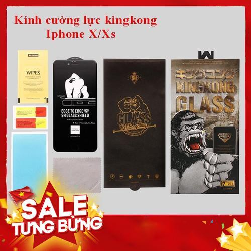 Kính cường lực kingkong Iphone x và iphone xs - Chính hãng, Miếng dán màn hình Iphone xs - Bền, đẹp, rẻ