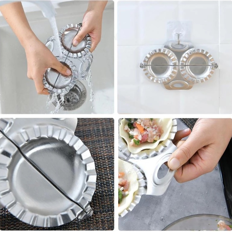 1 Khuôn Làm Há Cảo Hai Đầu Bằng Thép Không Gỉ 304