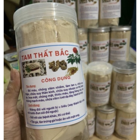 Bột Tam Thất Bắc Lai Châu Hàng Chuẩn, Bột Tam Thất Bắc Túi Khô Nguyên Chất Túi 100g, Hàng Khô, Mịn, Thơm