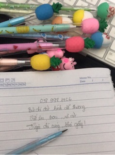 BÚT CHÌ ĐỐT QUẢ DỨA
