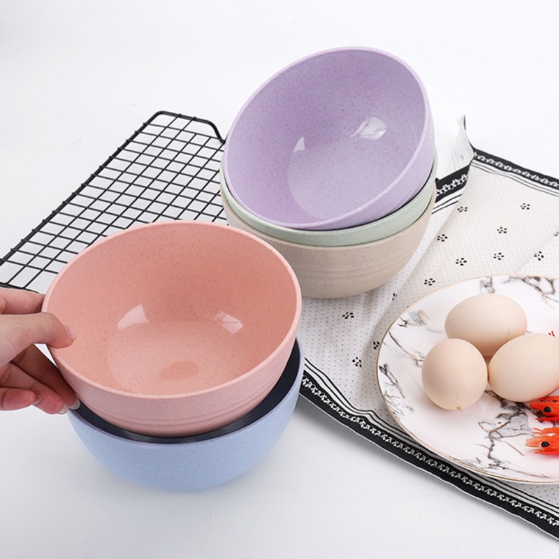 Tô đựng thức ăn bằng lúa mạch chống nóng kích thước lớn 6 inch dành cho học sinh