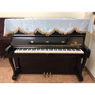 Khăn Phủ Đàn Piano Cơ | Vải Bạc Ren Vàng | Chất Liệu Cao Cấp | Thiết Kế Sang Trọng | Phụ Kiện Đàn Piano | AZS-KPD 005