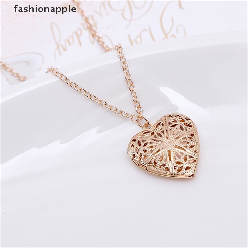 Vòng cổ Mặt Mở Hình Trái Tim Thời Trang Cho Nữ