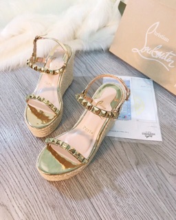 Sandal đế xuồng vân cói