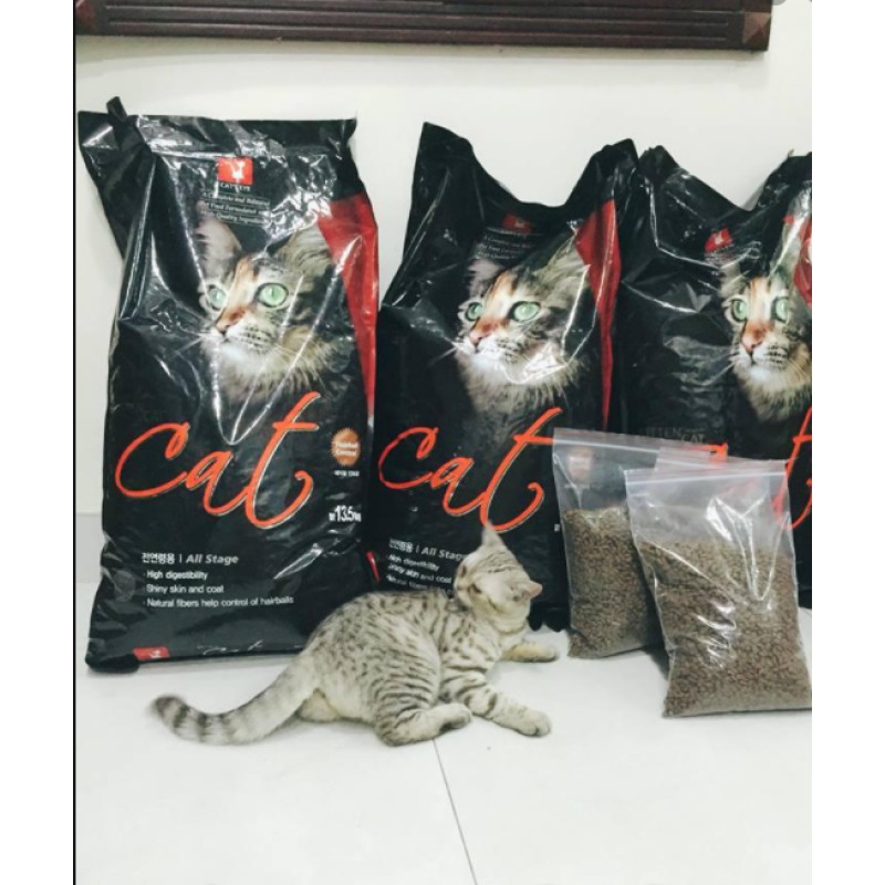 CAT’S EYE KITTEN &amp; CAT 1kg Thức ăn dạng hạt cho mèo, hạt mèo cat eye kittten cho mèo, hạt mèo giá rẻ 1kg- Monpet