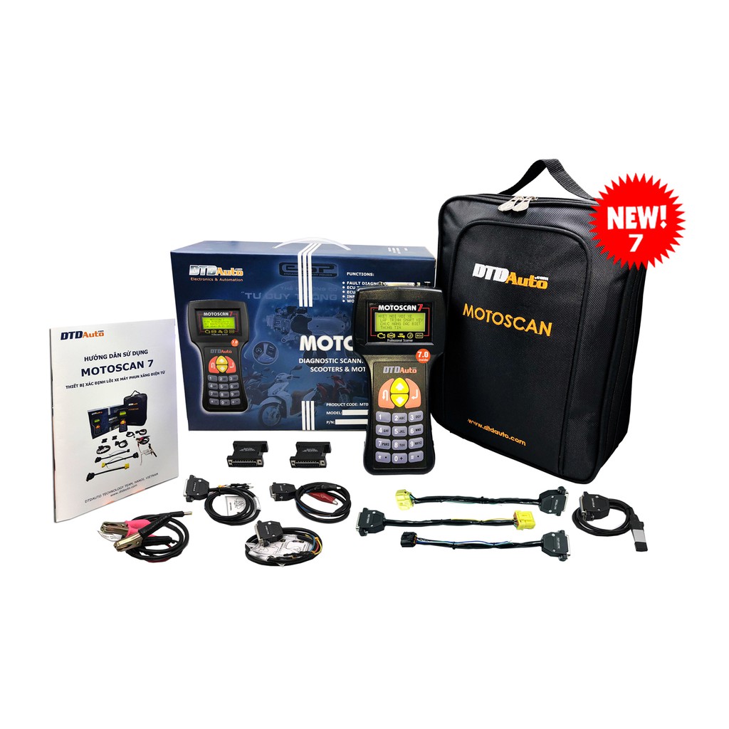 Motoscan - thiết bị xác định lỗi mô tô, xe máy phun xăng điện tử