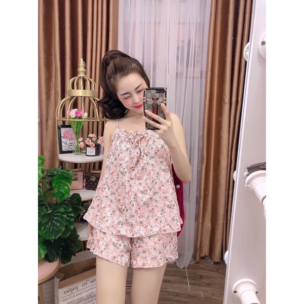 Đồ bộ 2 dây bông mặc nhà đẹp | BigBuy360 - bigbuy360.vn