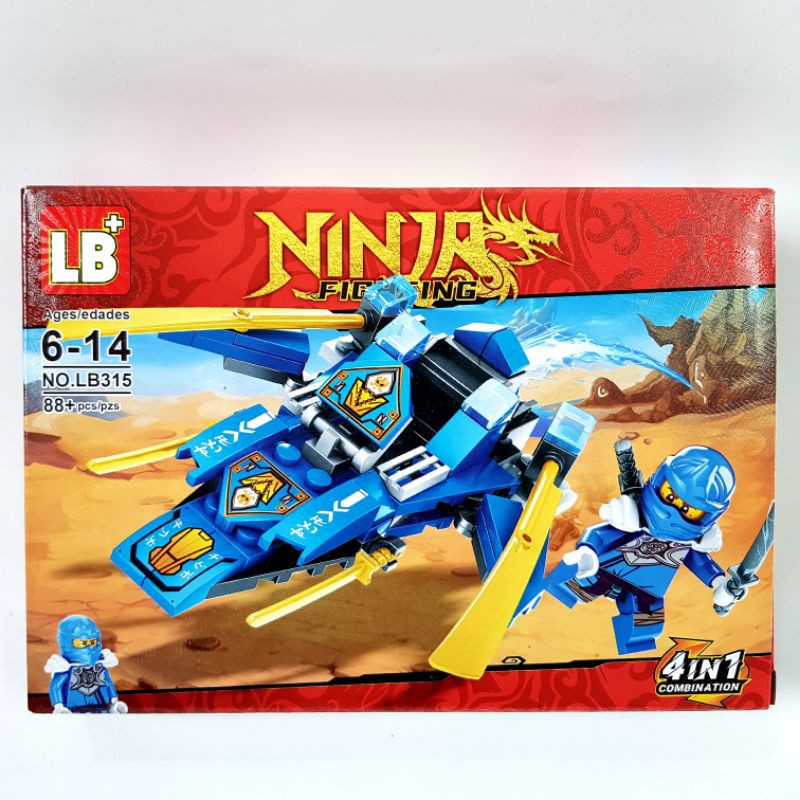 Bộ lego lắp ghép robot Samurai 4in1 LP315