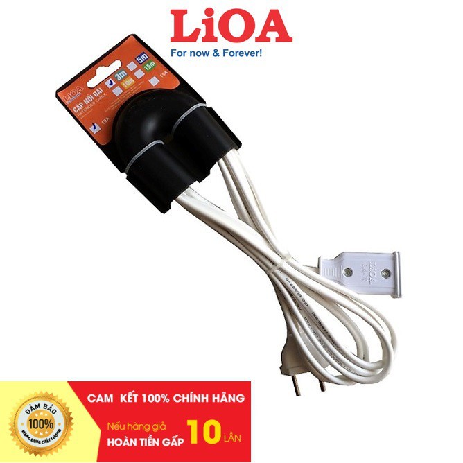 Dây điện nối dài LIOA 2 Lõi 10A / 15A