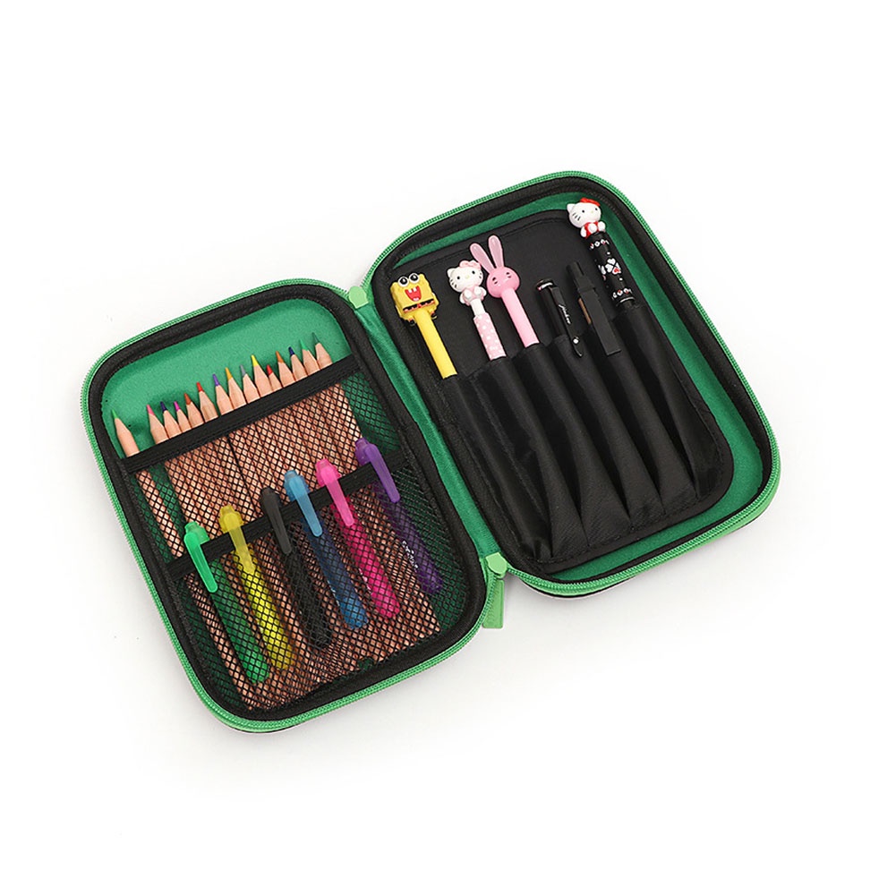 Túi Đựng Bút EVA Họa Tiết Mosaic Hoạt Hình Dễ Thương Cho Học Sinh