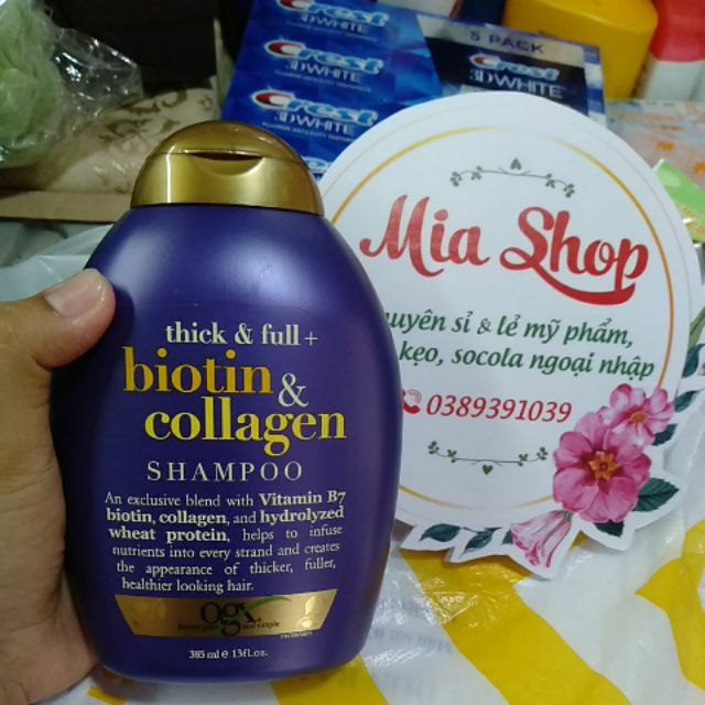 Dầu gội và xả biotin 385ml
