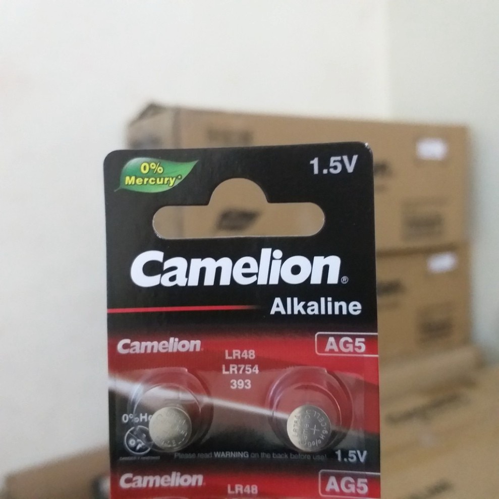 PI0010 - Pin AG5/ LR48 /LR754 dùng cho máy trợ thính, máy tính Casio số lượng 10 viên/ vỉ