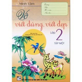 Sách - Vở viết đúng viết đẹp lớp 2 - Tập 1