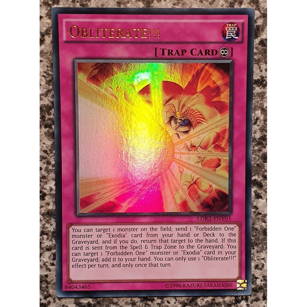 Bài Yugioh - Combo Obliterate + The Legendary Exodia Incarnate  # Art Thần Sức Mạnh Exodia The Forbidden One