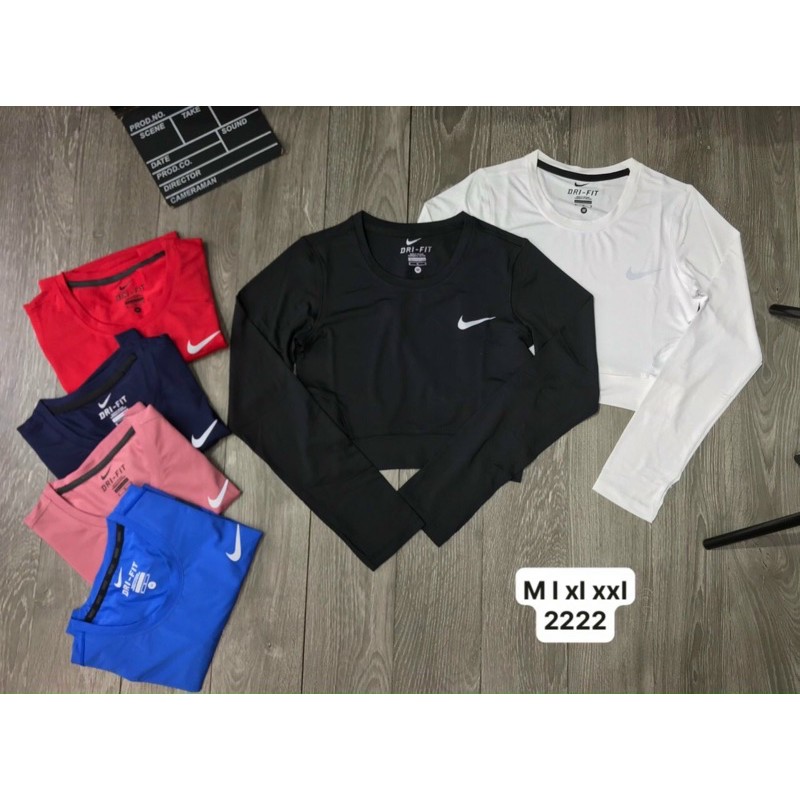 ÁO CROPTOP TAY DÀI  TẬP GYM/YOGA