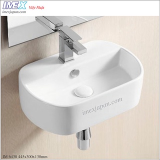 Chậu lavabo để bàn - Lavabo treo tường - Lavabo rửa mặt IM 6438