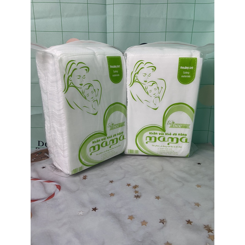 Khăn vải khô Mama Đa Năng Dùng Cho Trẻ Sơ Sinh và Người Lớn Có Da Nhạy Cảm - Chính Hãng
