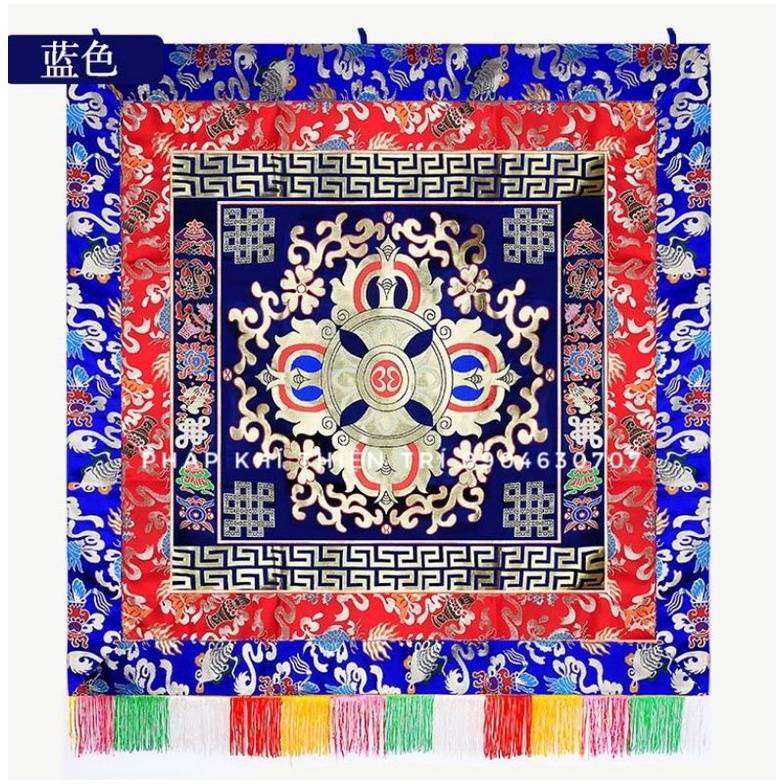 Các mẫu khăn trải bàn trang trí ban thờ , khăn treo tường loại đẹp , 5 mẫu, họa tiết mang phong cách Mật tông