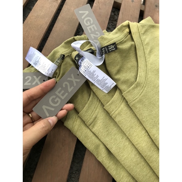 TOP 5 Màu ÁO THUN TRƠN Nam AGE2X | BigBuy360 - bigbuy360.vn